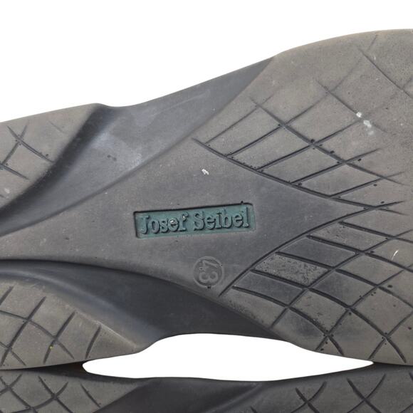 JOSEF SEIBEL Mens Fisherman Loafer Size 10US 43 EU Brown‎ Leather Slip On Shoes - Picture 8 of 14